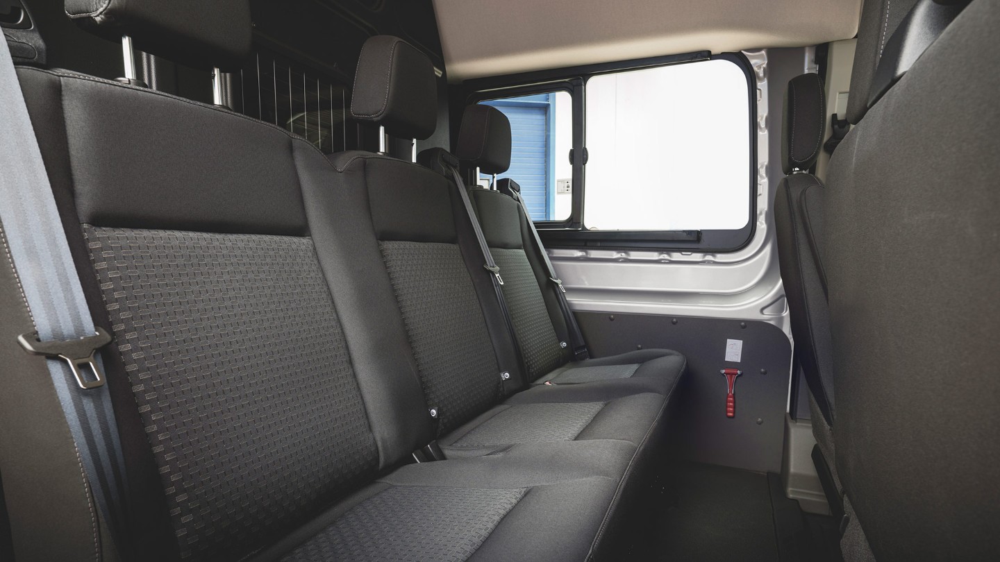 Transit Van Double cab-in-van second row seating