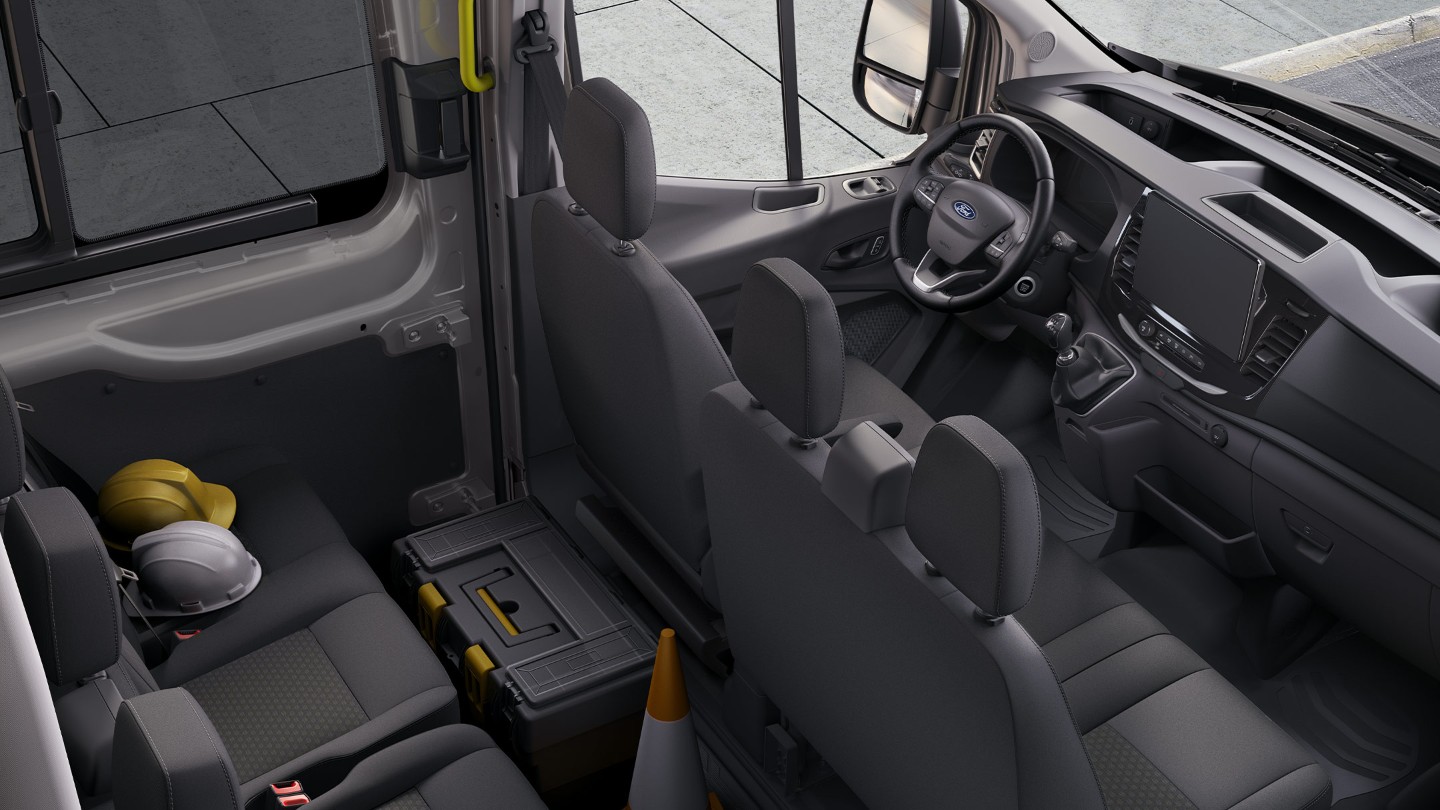 Ford Transit Van Double Cab-in-Van interior view