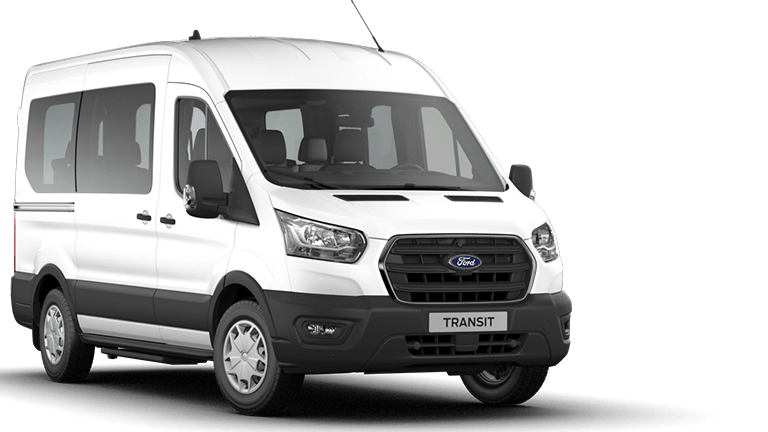 Ford Transit Minibus exterior front angle