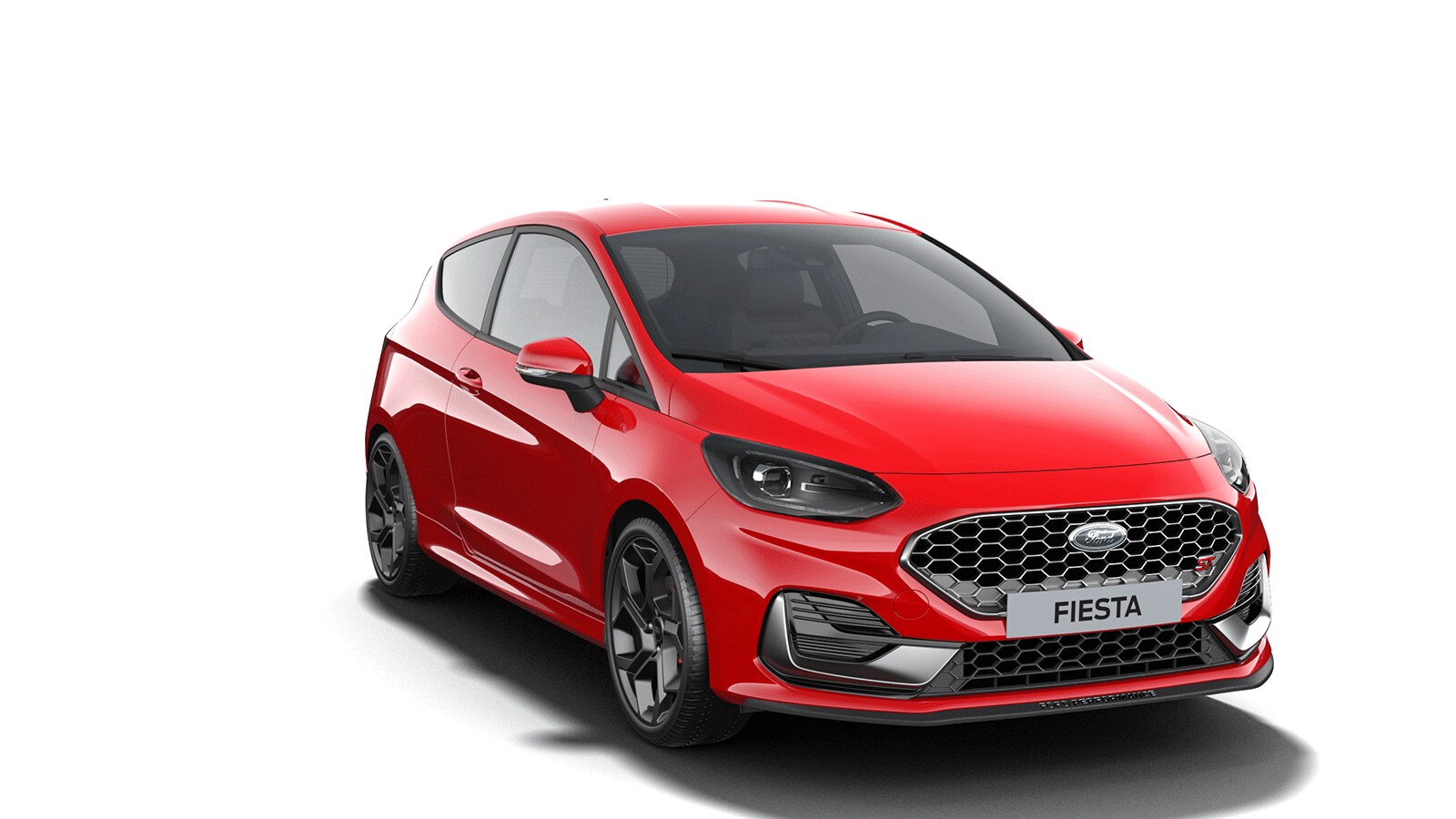 Ford Fiesta ST 3 from 3/4 front view
