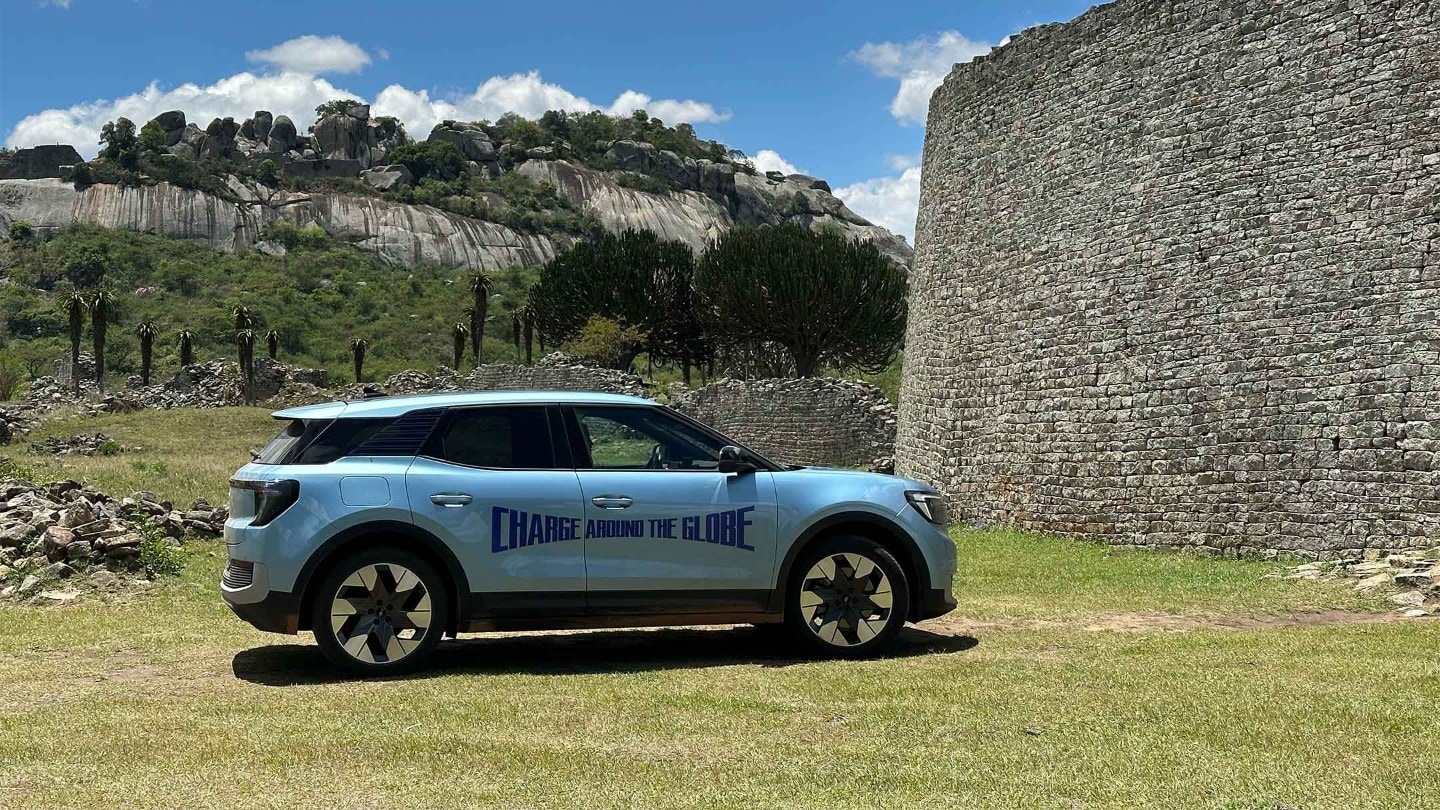 The Ford Explorer stands tall amongst the ruins