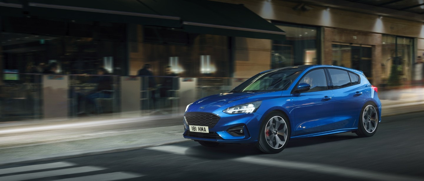 Ford Focus St Line Estate In Panther Black Winford Ford Youtube