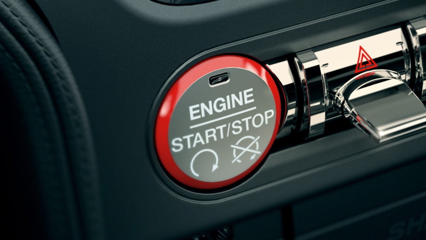 Ford Power starter button