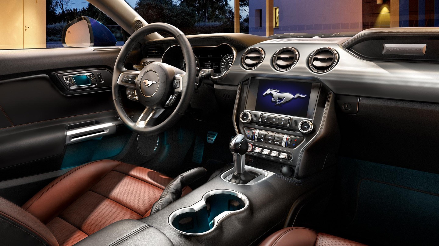 Ford Mustang GT interior dashboard design