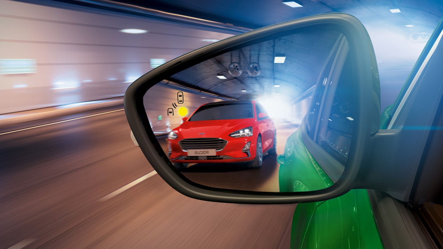 Ford Puma ST wing mirror close up