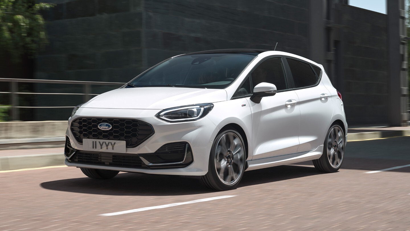 Ford Fiesta front three quarter view