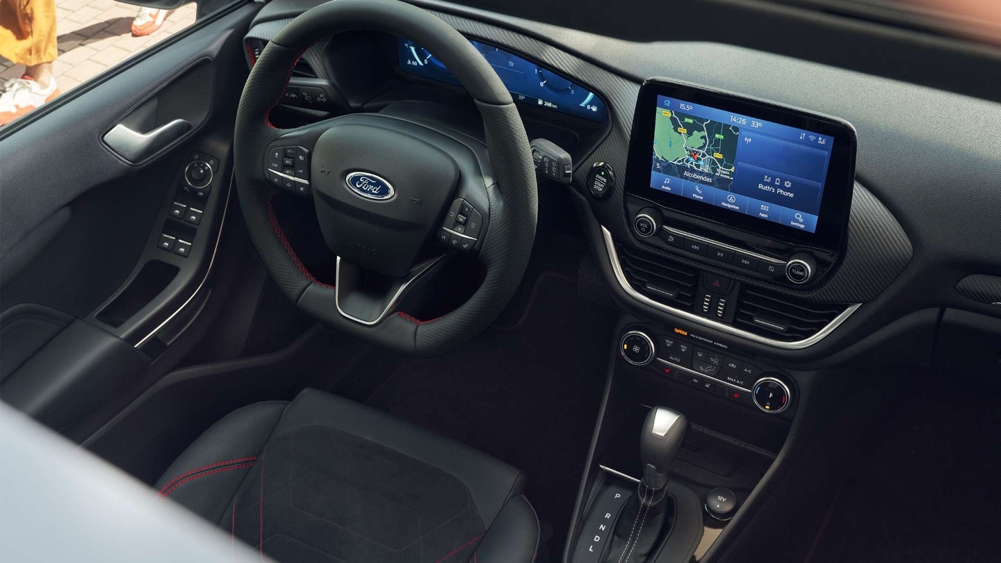 All-New Ford Fiesta interior view of dashboard