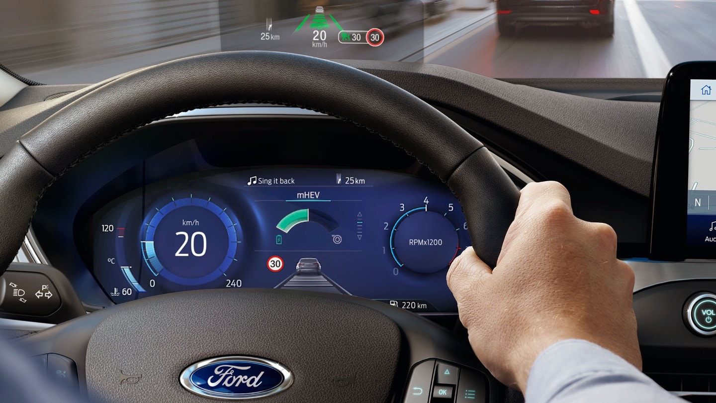 Kia's Driving Focus with Head-Up Display - Technology and Safety