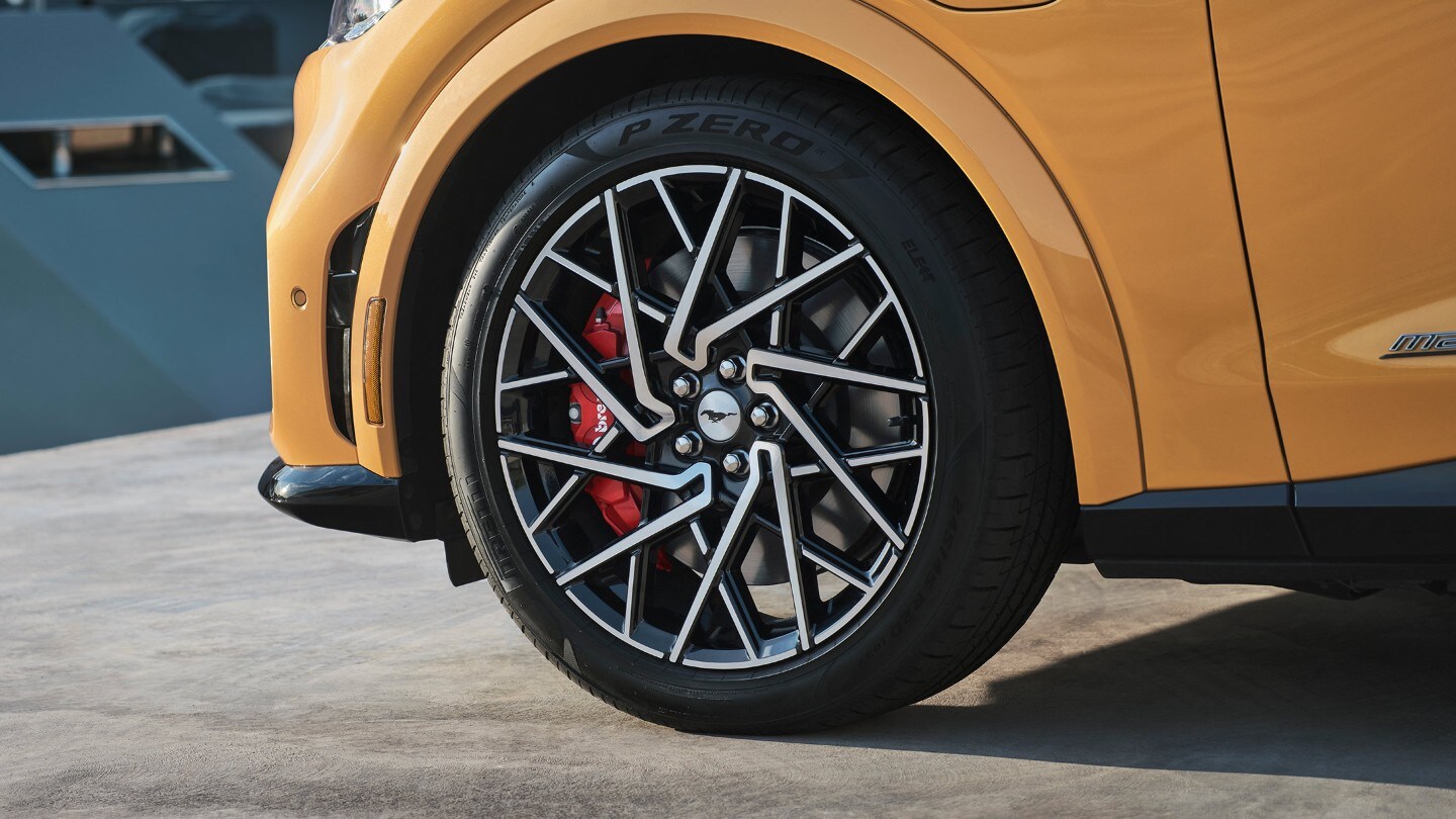 Ford Mustang Mach-E GT alloy wheels close up