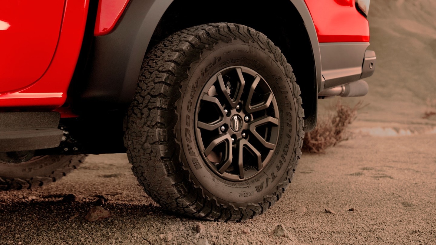 Ford Ranger Raptor All-Terrain Tyres detail view