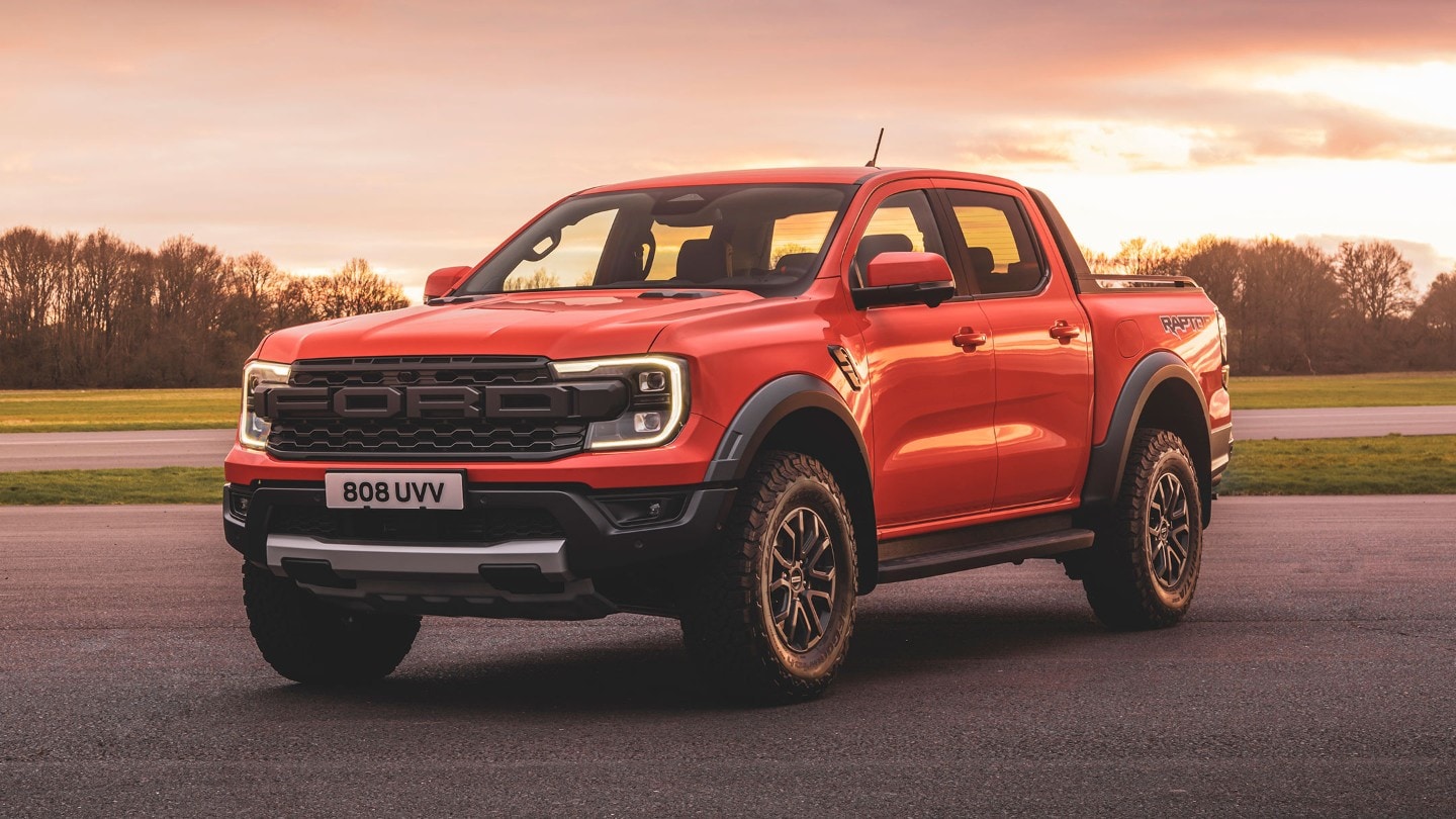 Ford Ranger Raptor 3/4 front view