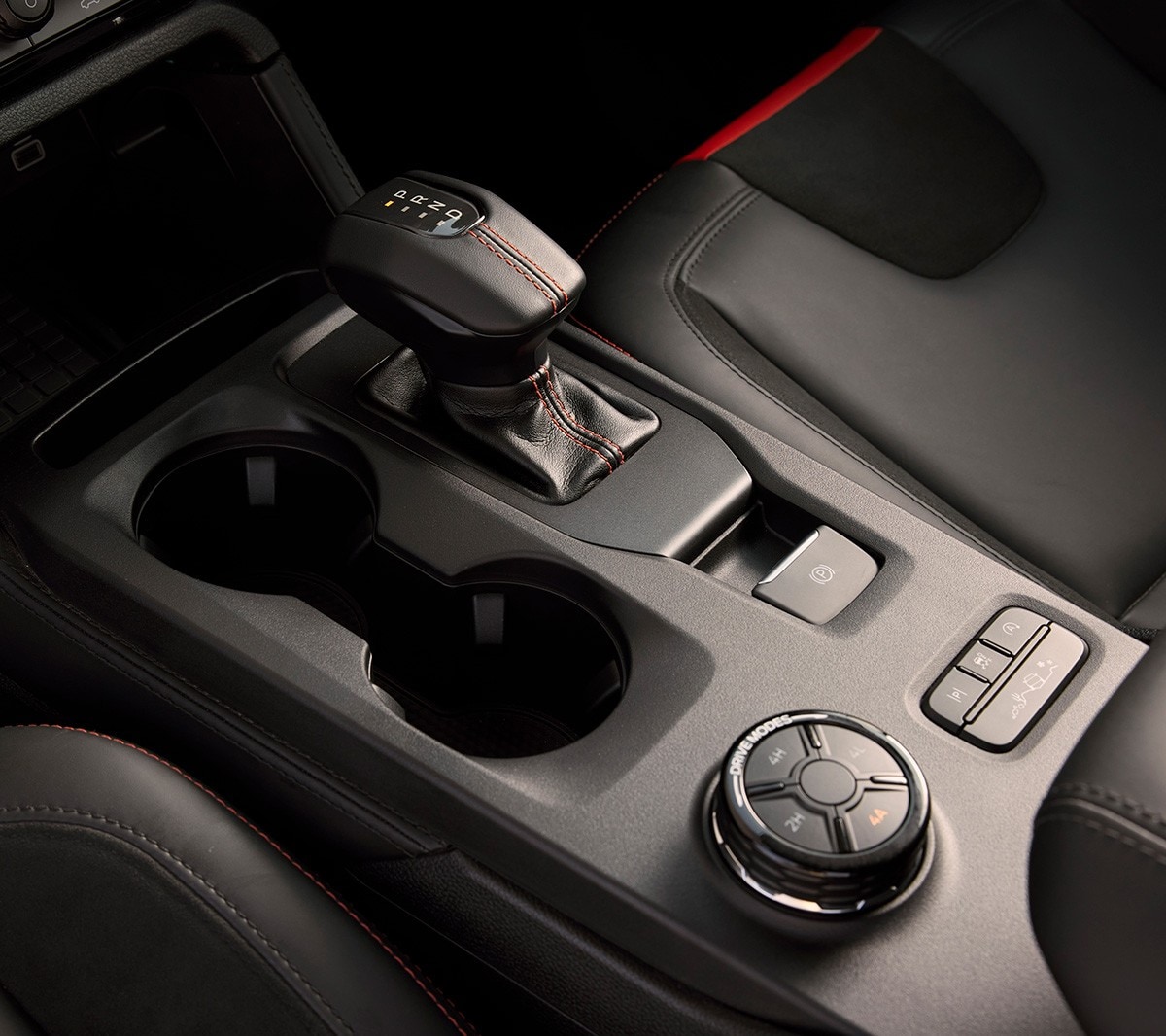 Ford Ranger Raptor interior gearstick view