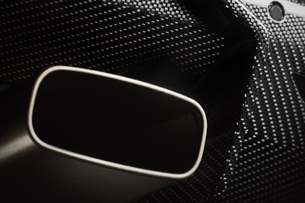 Ford Mustang GT Daytona carbon fibre body detail