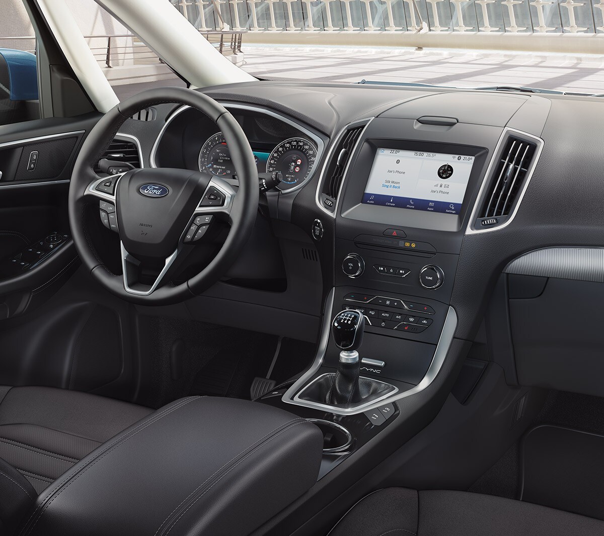 Ford Galaxy interior from front passenger's view