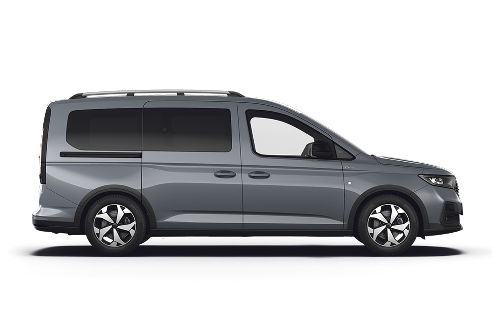 Grey Ford Tourneo Connect, part of the Ford MPV and people carrier range.