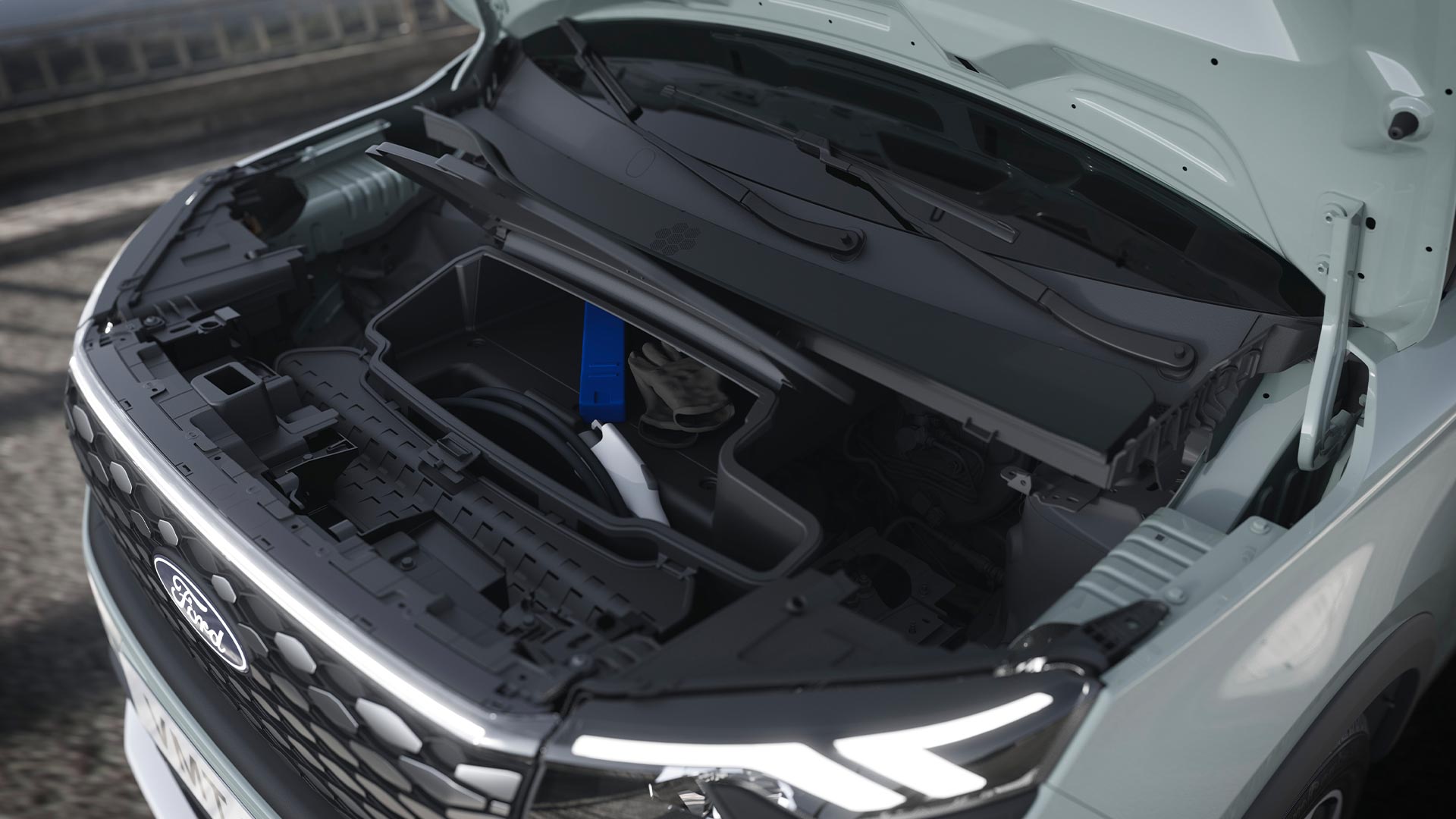 Ford E Tourneo Courier Active Under Bonnet View