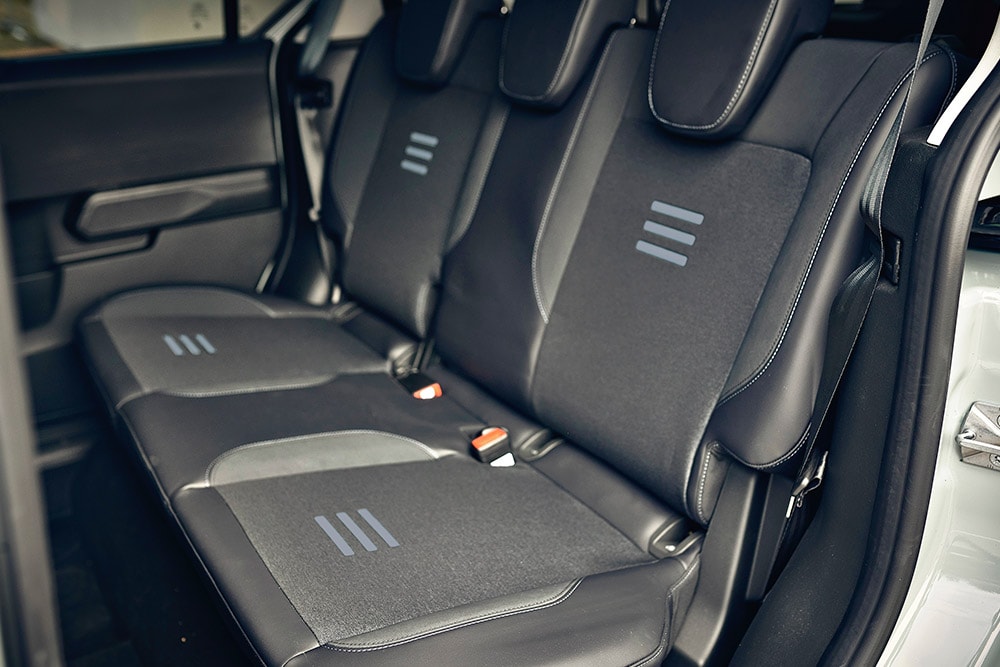 Ford E Tourneo Courier Active Rear Interior Seats