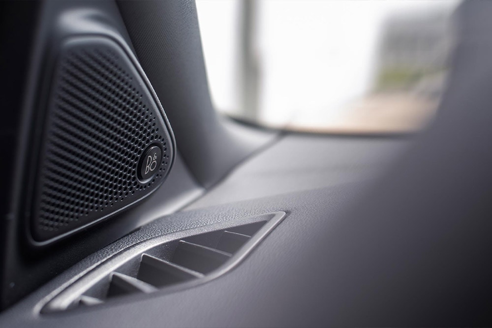 B&O sound system inside the Tourneo Custom 