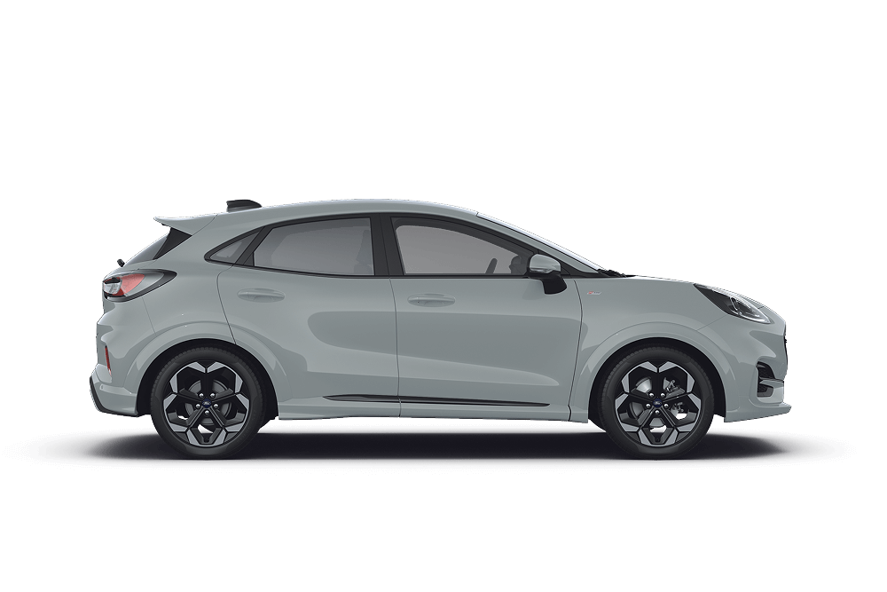 Side view of a Ford Puma.