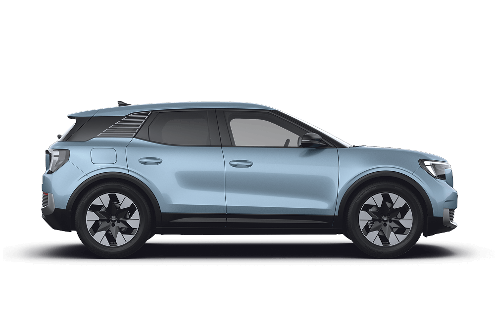 Side profile of a Ford Explorer