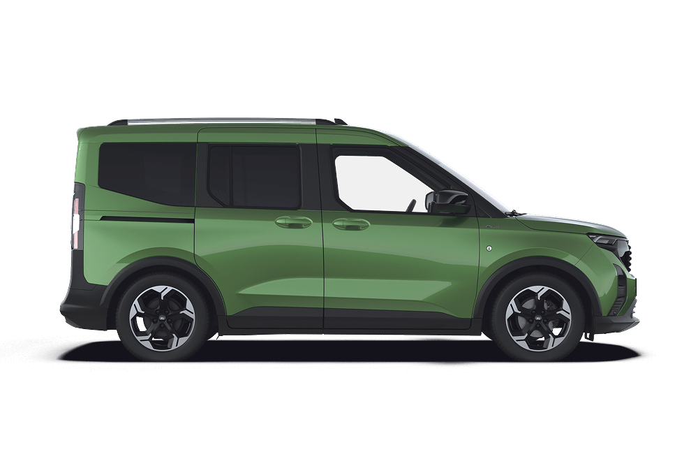 Side profile of a Ford Tourneo Courier