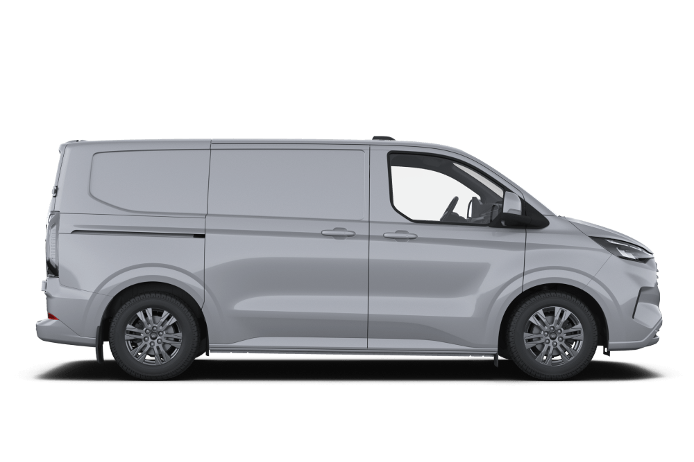 Side profile view of the Ford Transit Custom