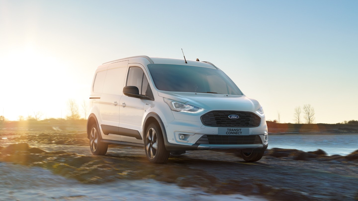 Ford Transit Connect front three quarter view