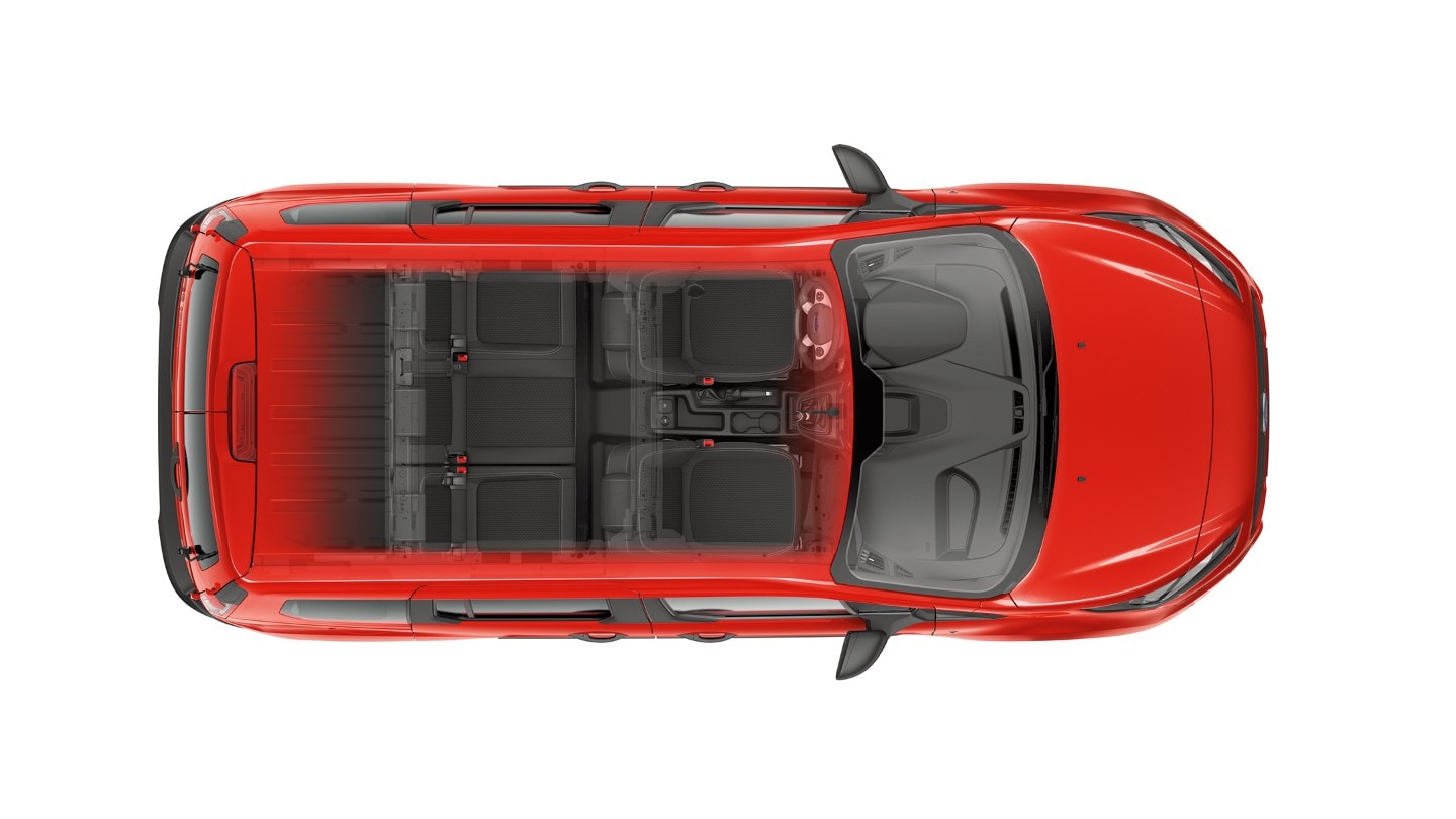 Ford Transit Connect Double Cab layout
