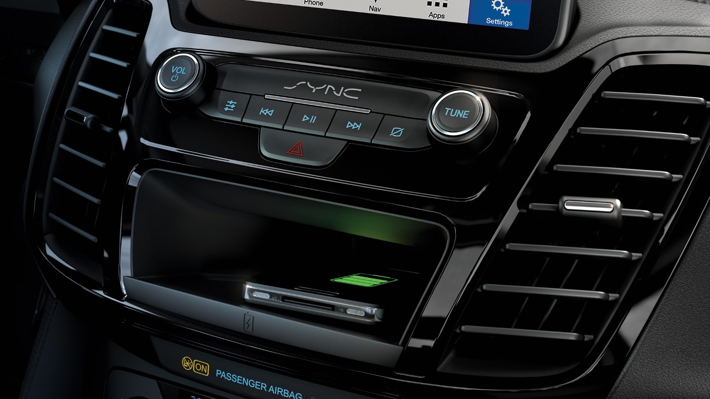 Ford transit connect wireless charging sale
