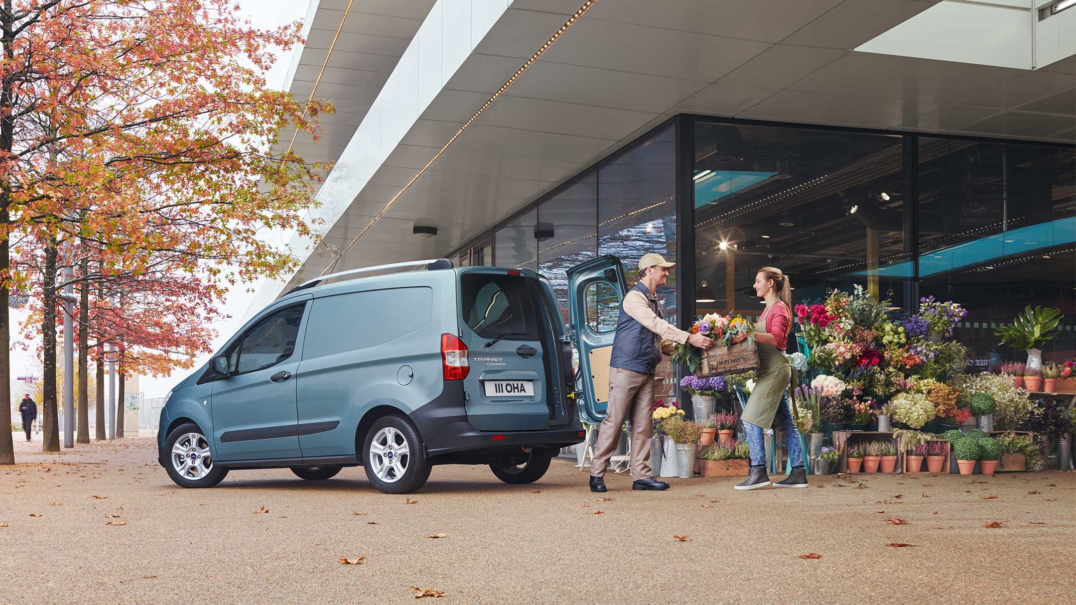 Ford Transit Courier florist delivery