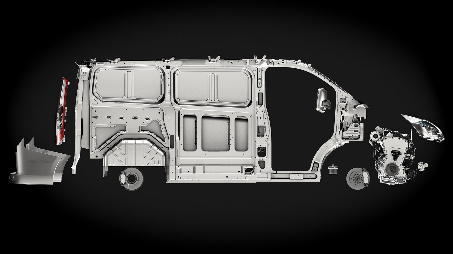 New Transit Custom bodyshell