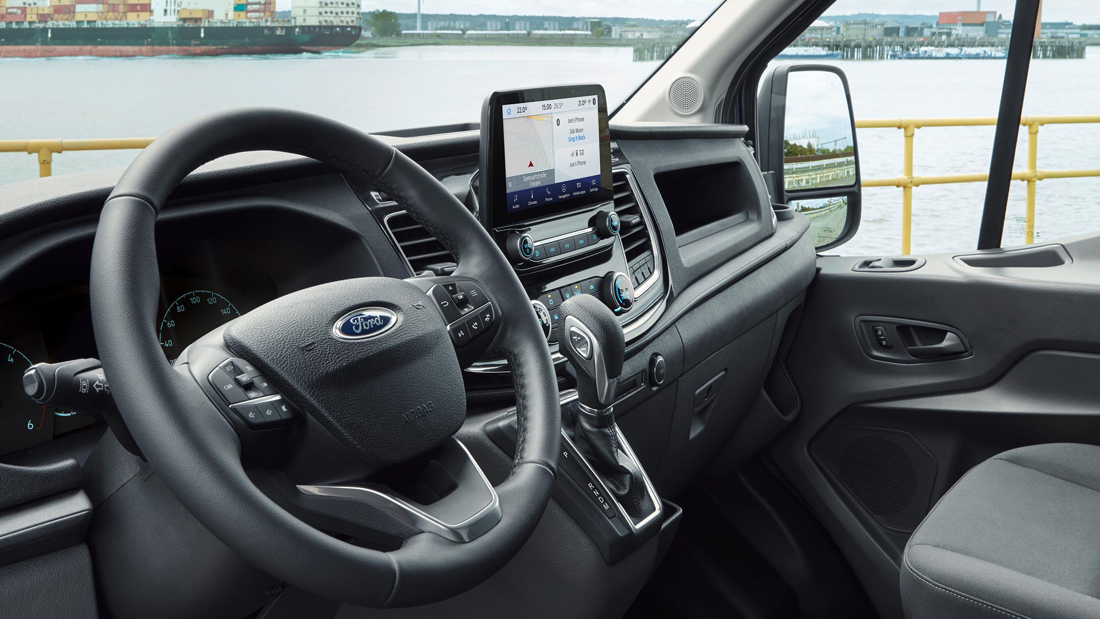 Ford Transit Van Limited front interior view