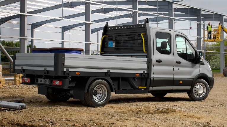 Ford Transit Chassis Double Cab side view