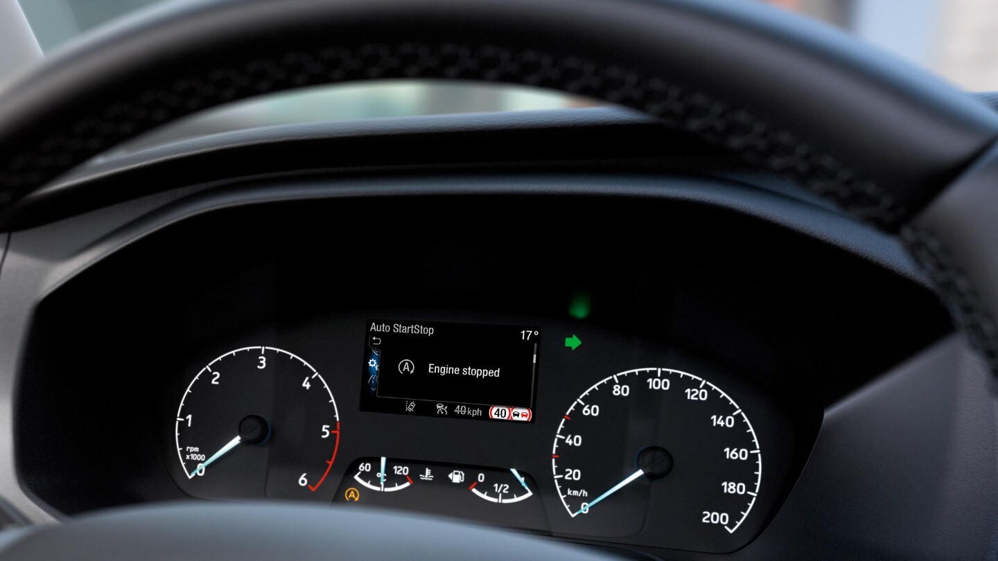 New Ford Transit Chassis Cab interior dashboard close up