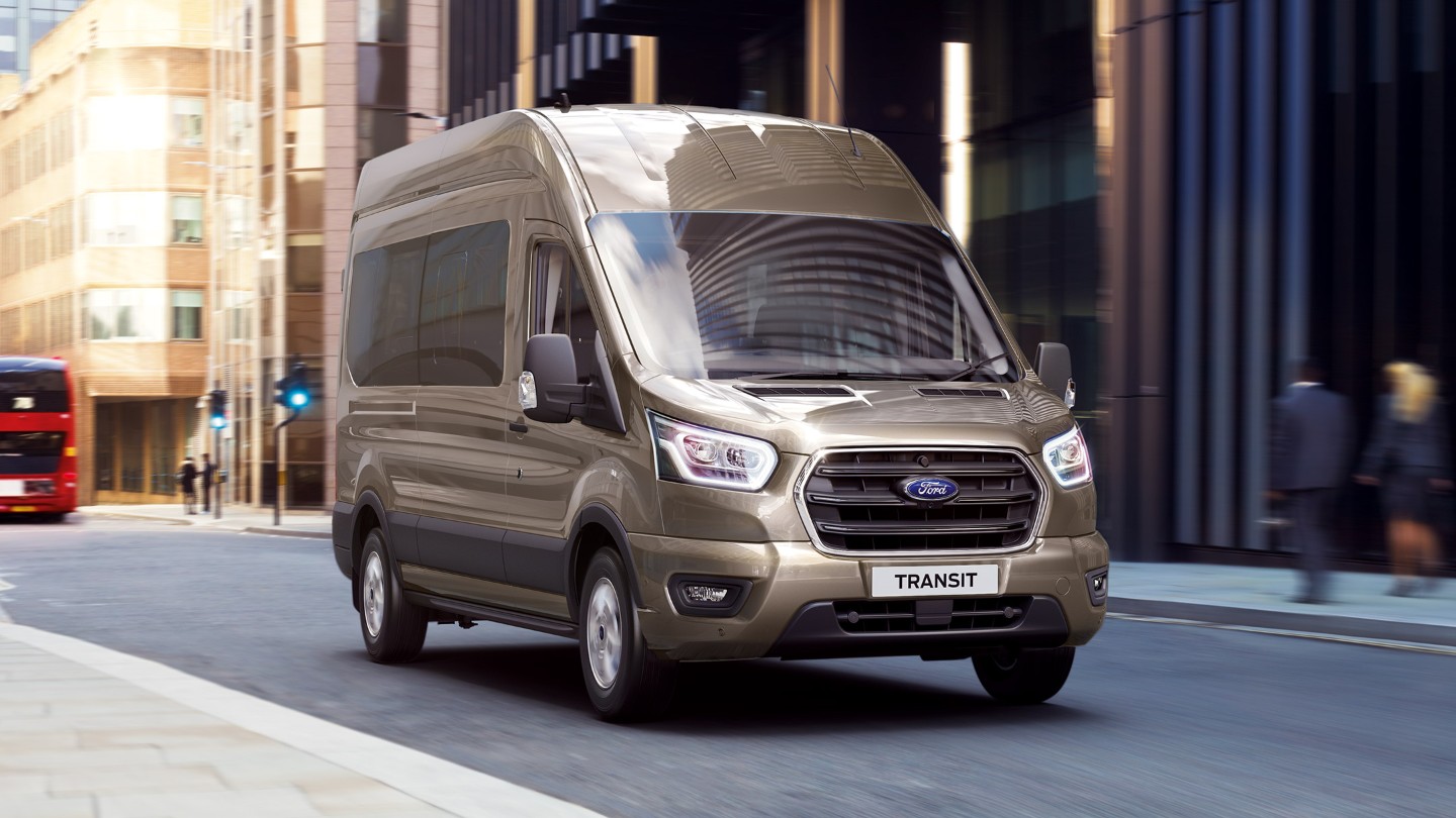 Ford Transit Minibus side view 