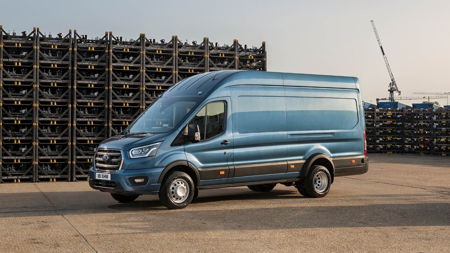 Transit 5-Tonne Van near construction