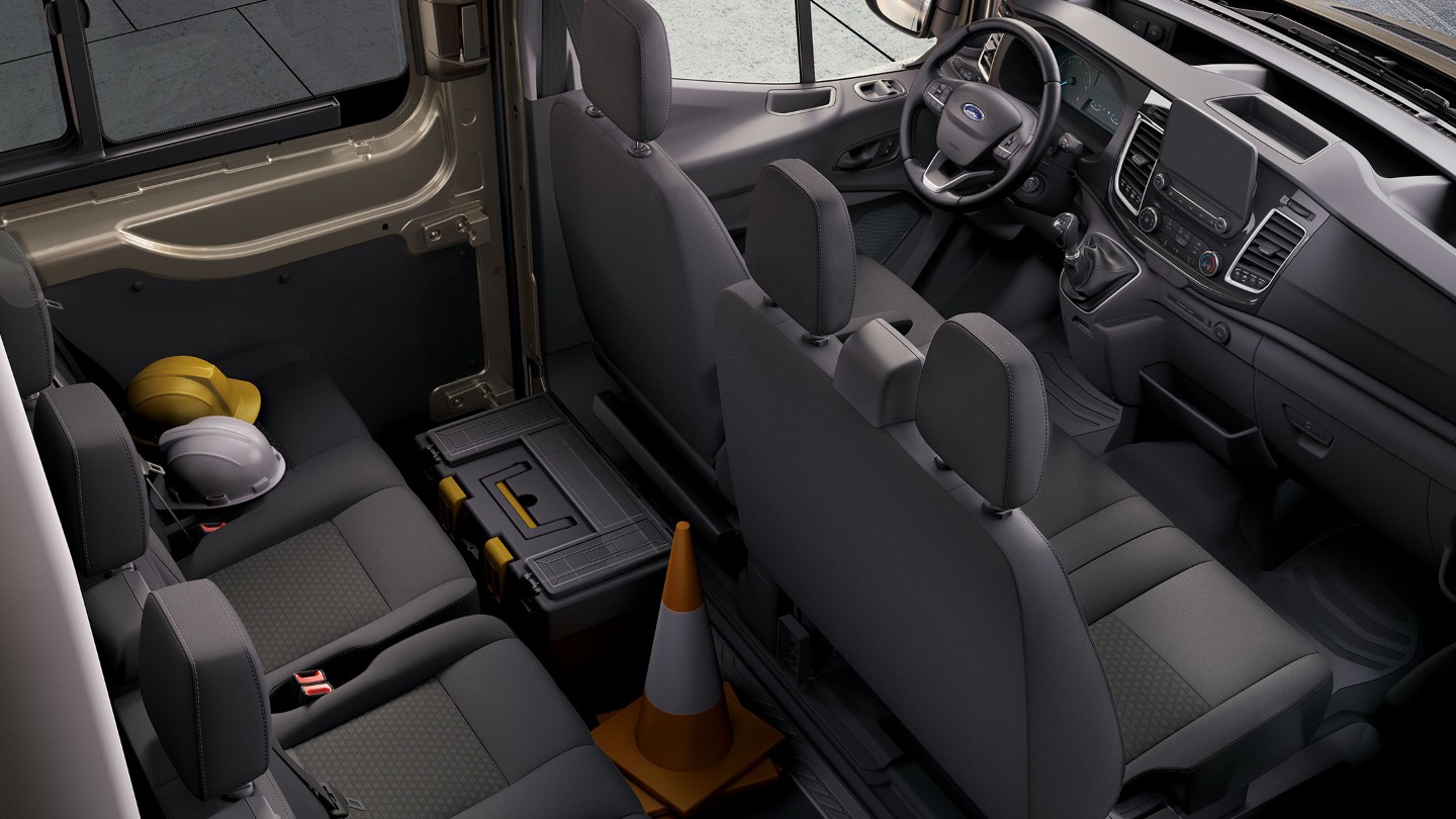 Ford Transit Van double cab in interior