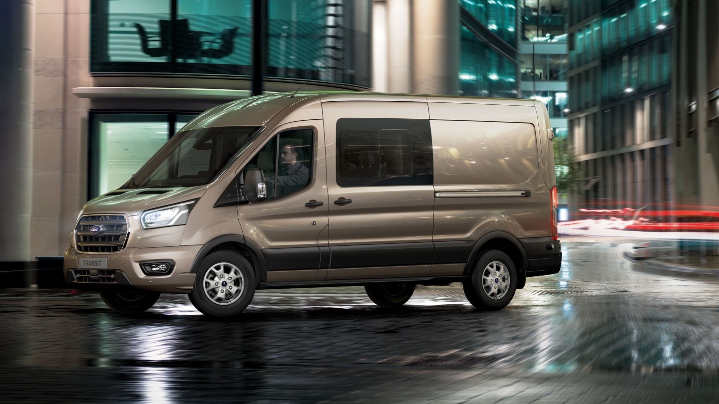 Ford Transit Van double cab view