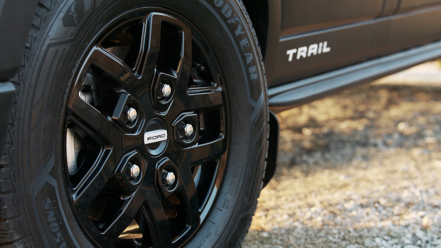 Ford Transit Van Trail close up of alloy wheel