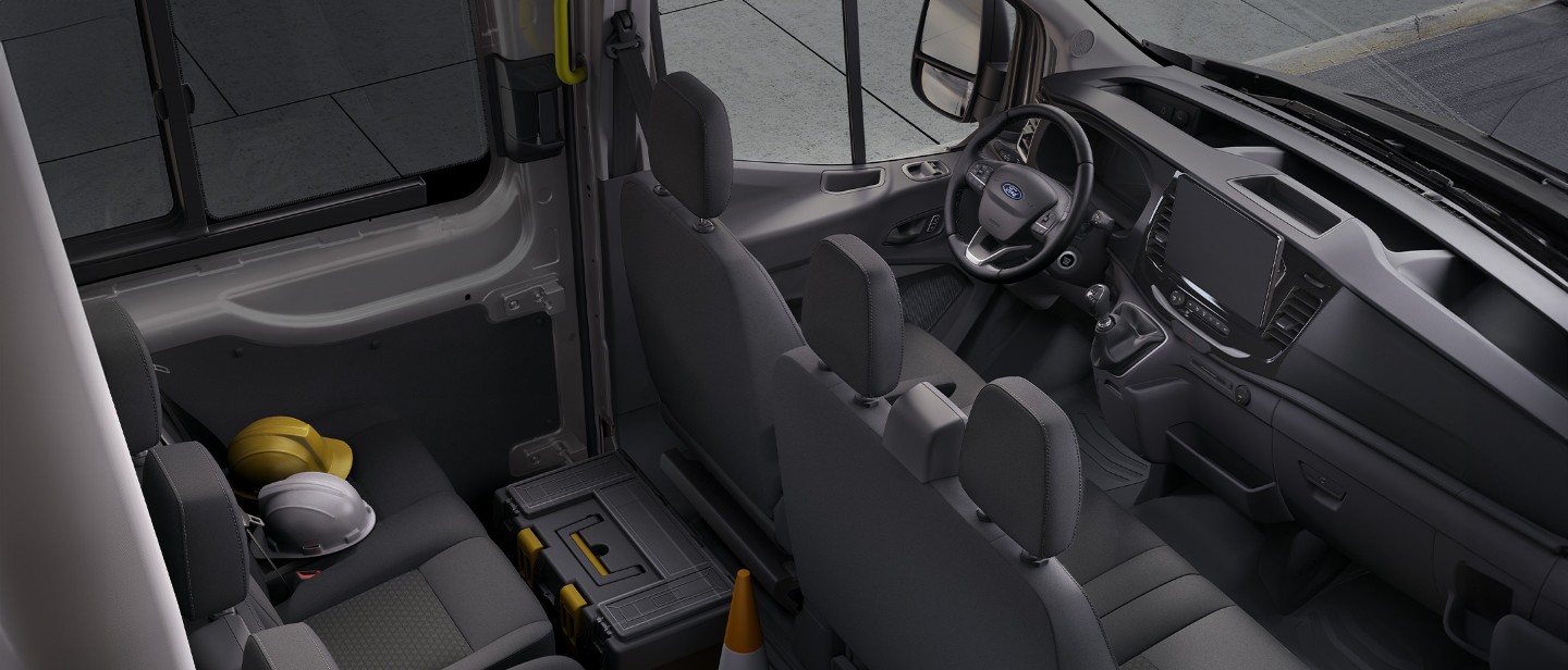 Transit Van Double Cab-in-Van second row seating