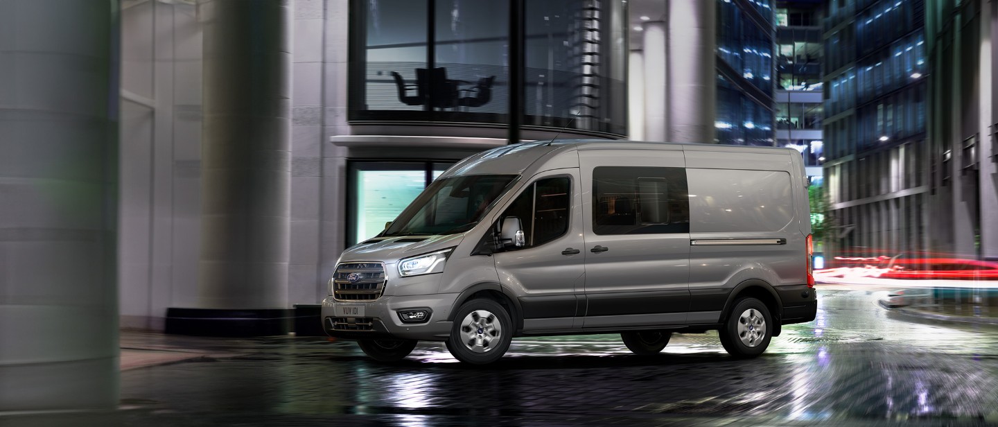 Ford Transit Van Double Cab-in-Van side view