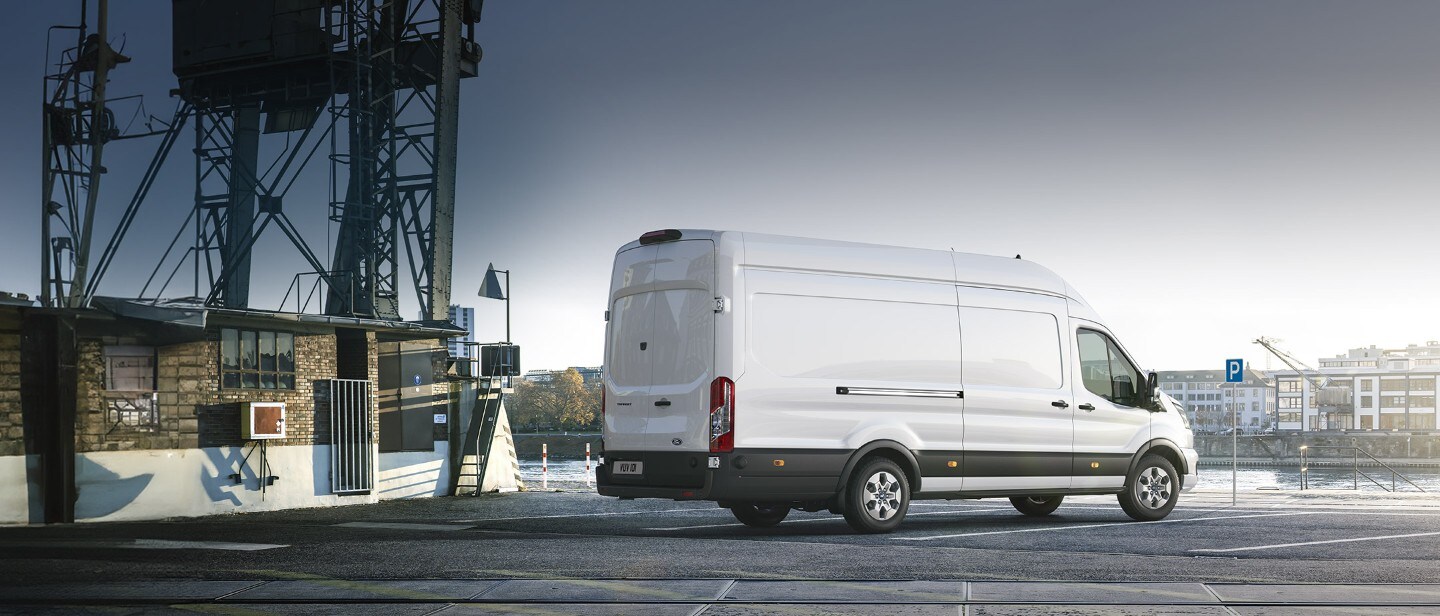 Transit Van side rear view