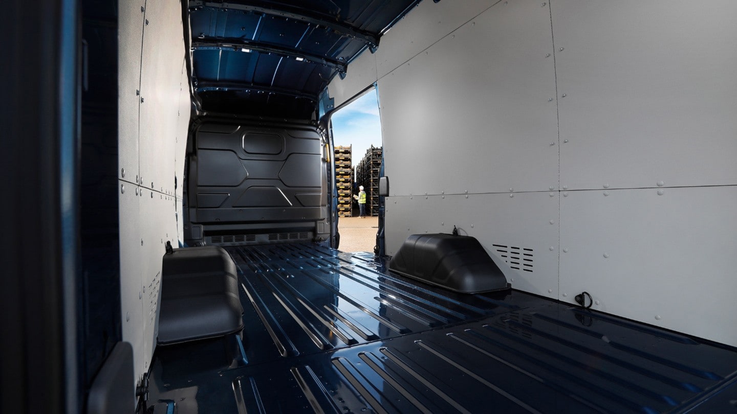 New Transit Van loading space view