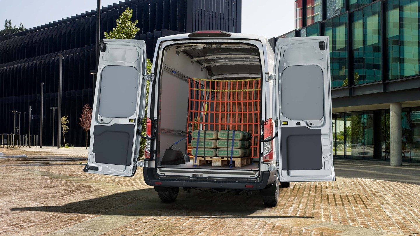 Transit Van load space rear view