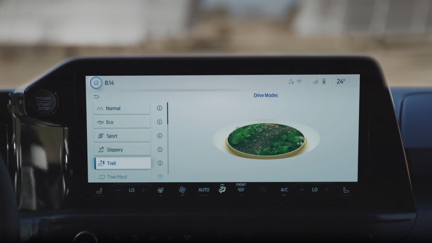 Ford Transit Custom driving modes
