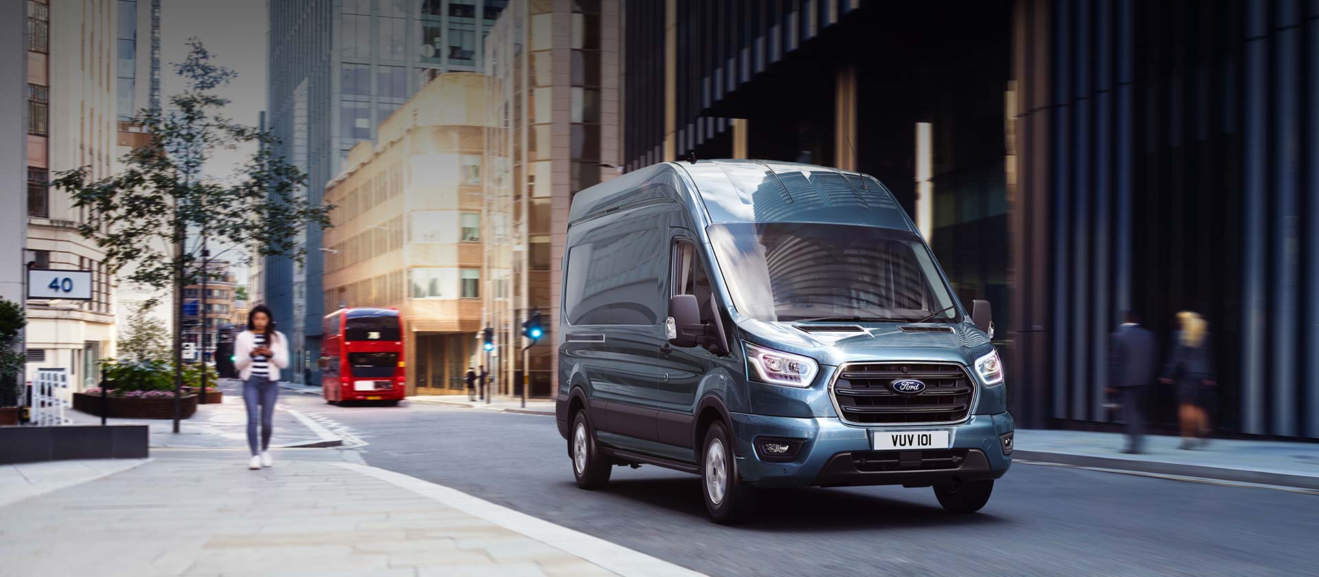 New Ford Transit Courier driving
