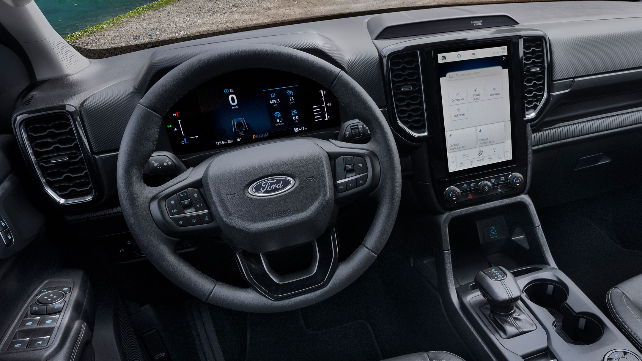 Ranger centre console view