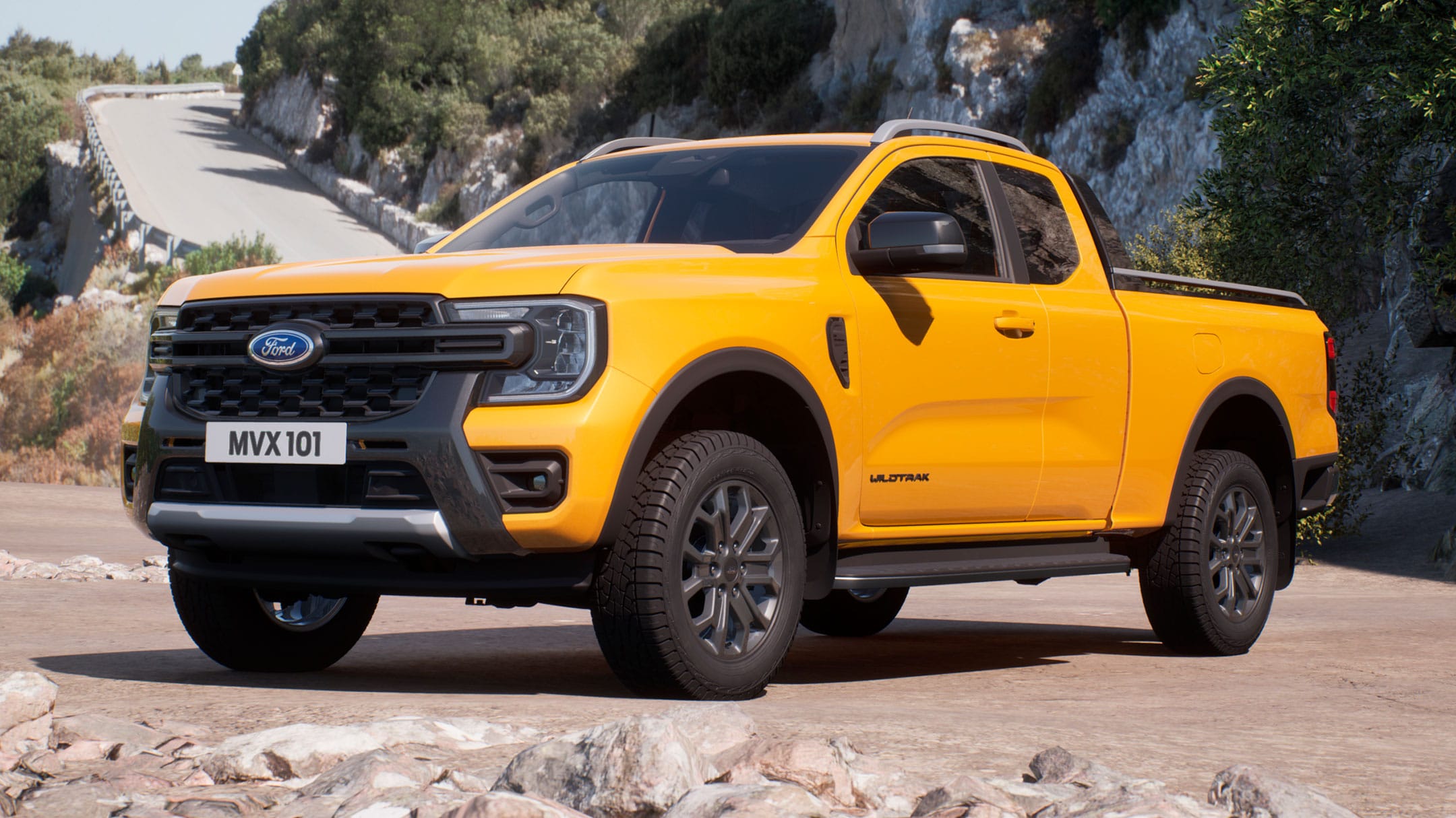 Ford Ranger 3/4 front view