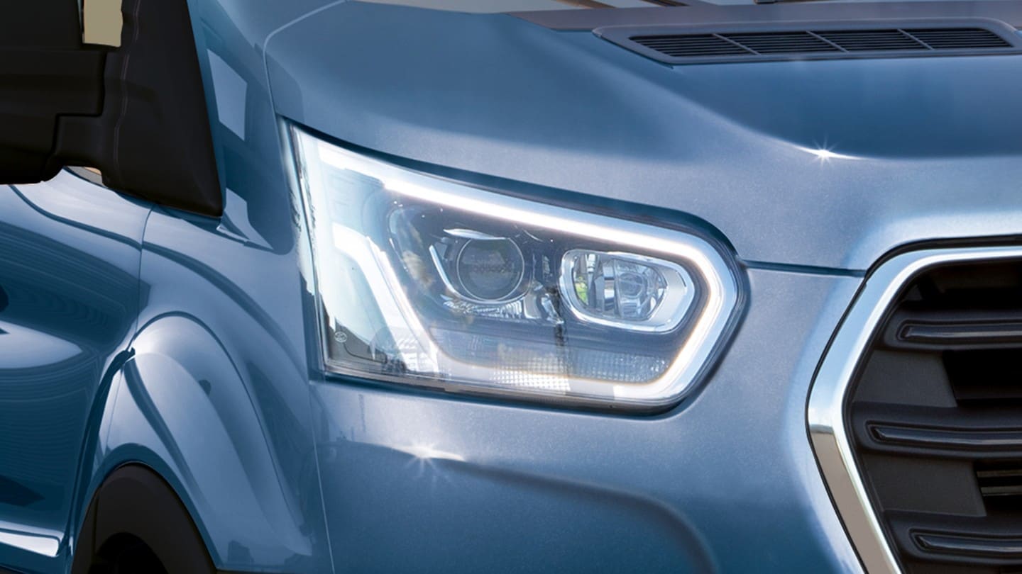Transit Chassis Cab front LED running lights