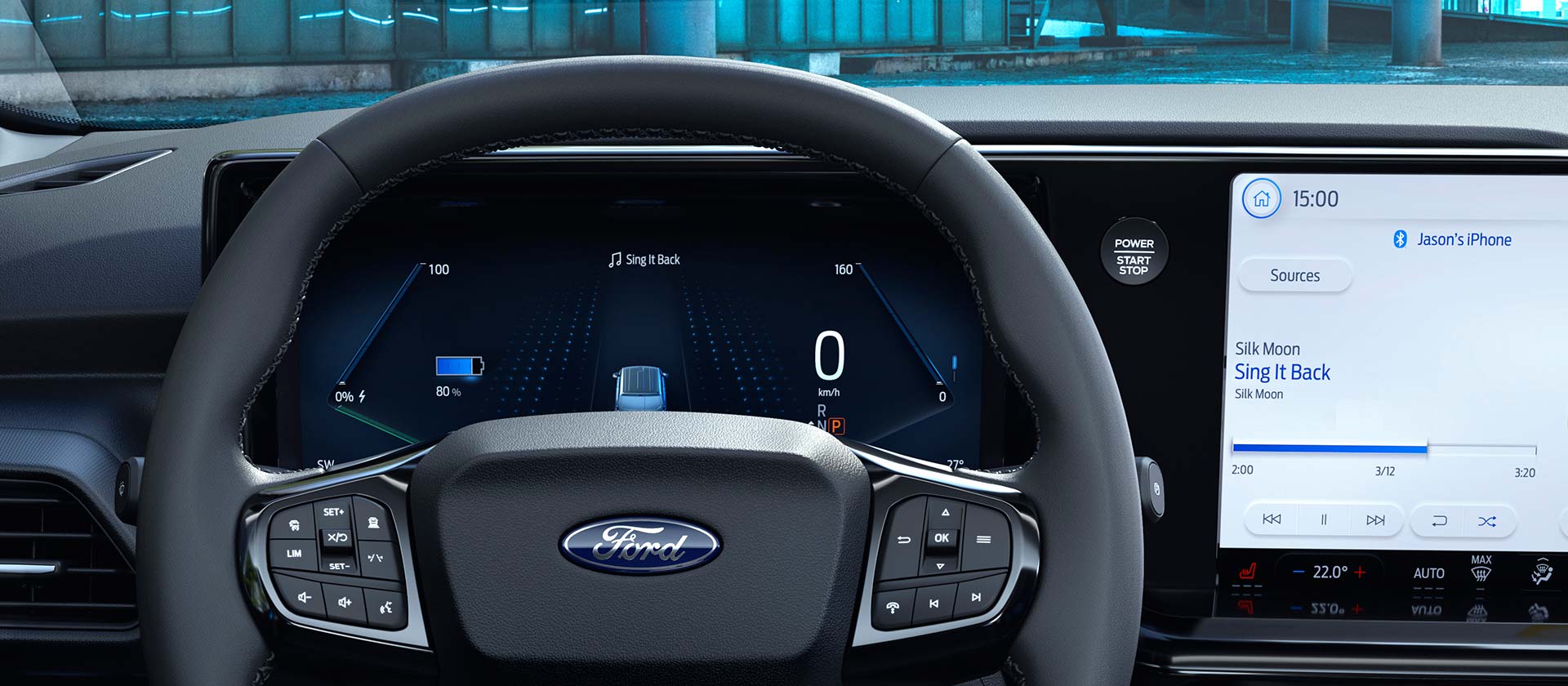 Ford E-Transit Courier Digital Display